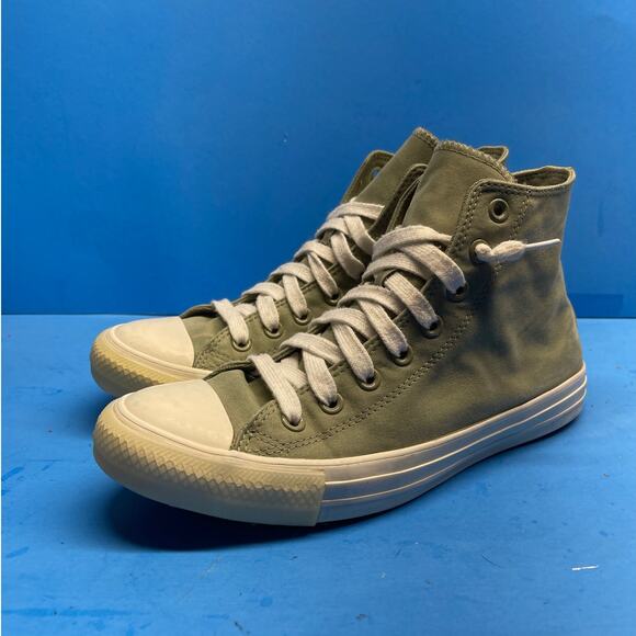 Converse Chuck Taylor All Star Women's Sz 8 Green High Top Athletic Shoes - Picture 1 of 14